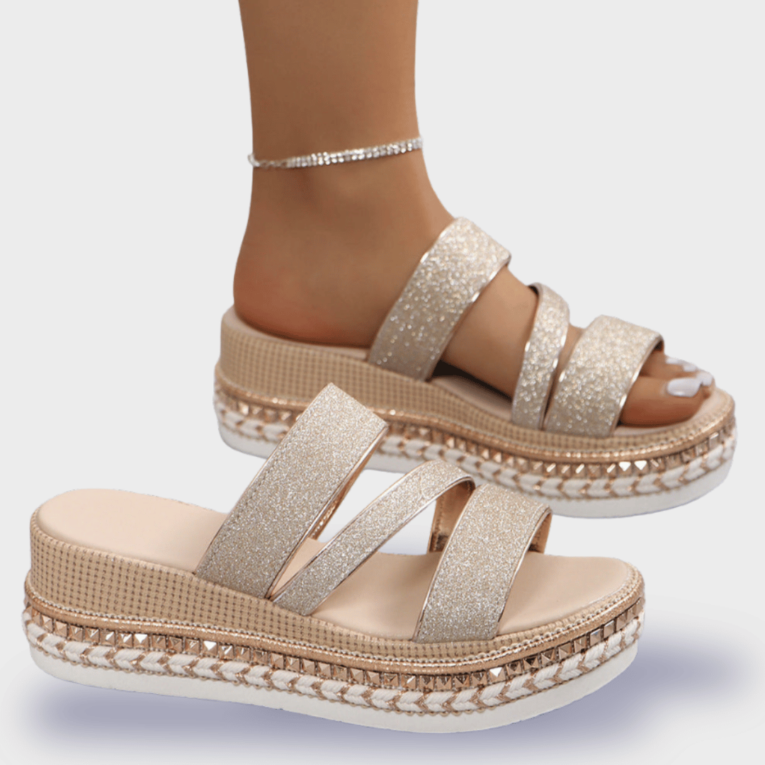 Bequeme Plateauschuhe aus hochwertigem Material