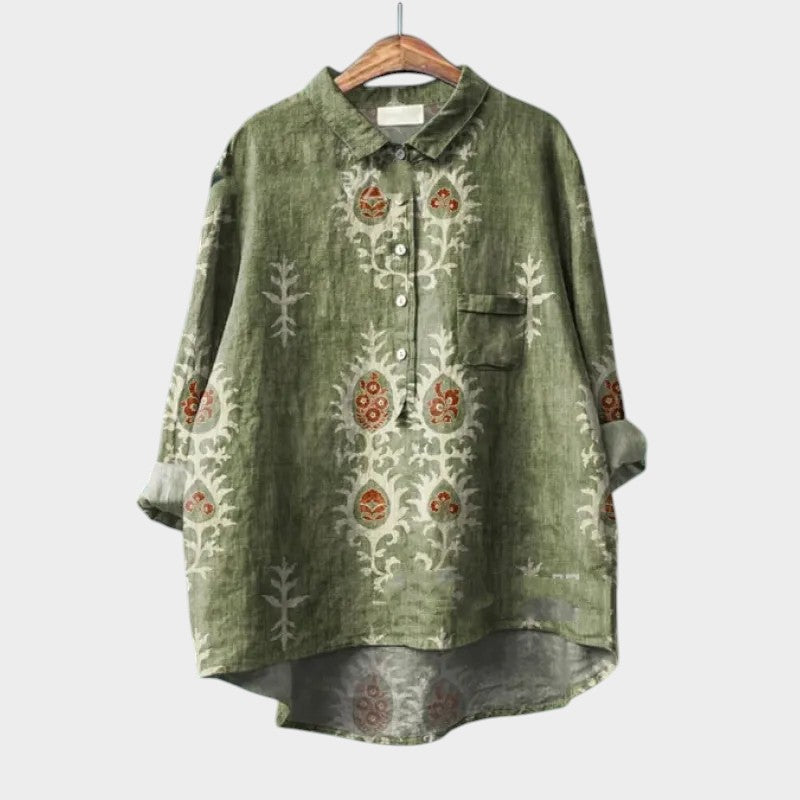 Lovina | Premium Bluse mit Spitze
