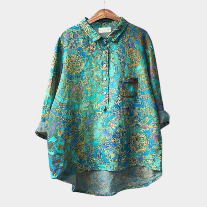 Ivonne | Premium Bluse mit Blumenmuster