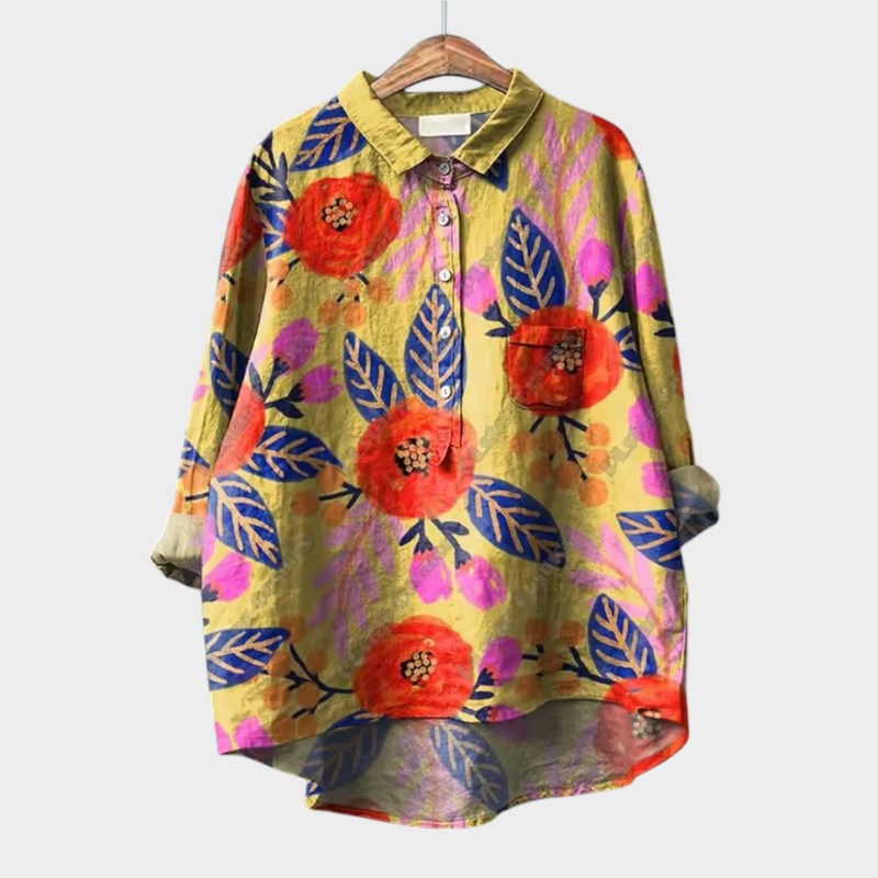 Livia | Premium Bluse mit Spitze
