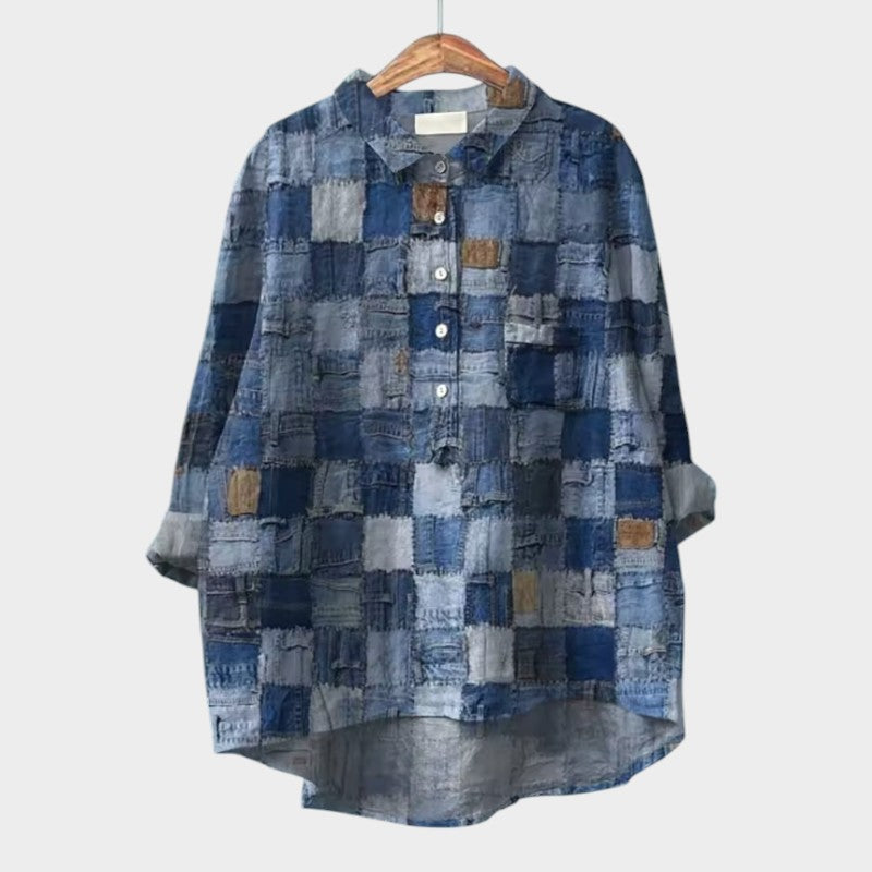 Marie | Premium Bluse mit Blumenprint