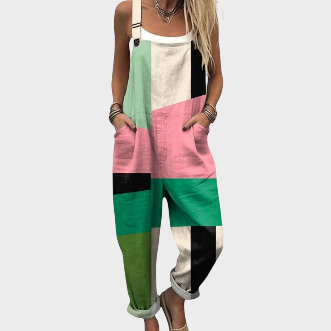 Sandra Ležeran Blumen Jumpsuit Für Alle Größen Mit Taschen