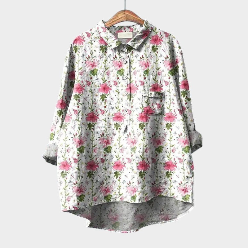 Marieke | Premium Hemd mit Blumenmuster