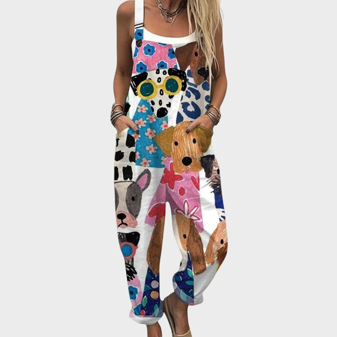 Gordana Jumpsuit Kompatibel Mit Täglichem Breitem Schnitt