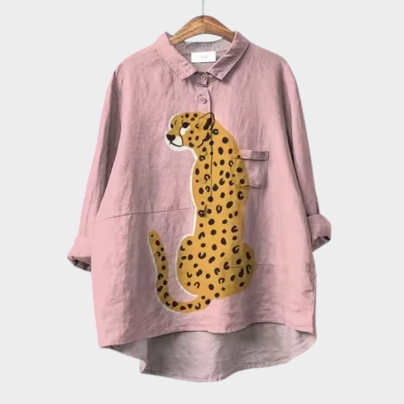 Gunnel | Premium-Bluse mit Spitze