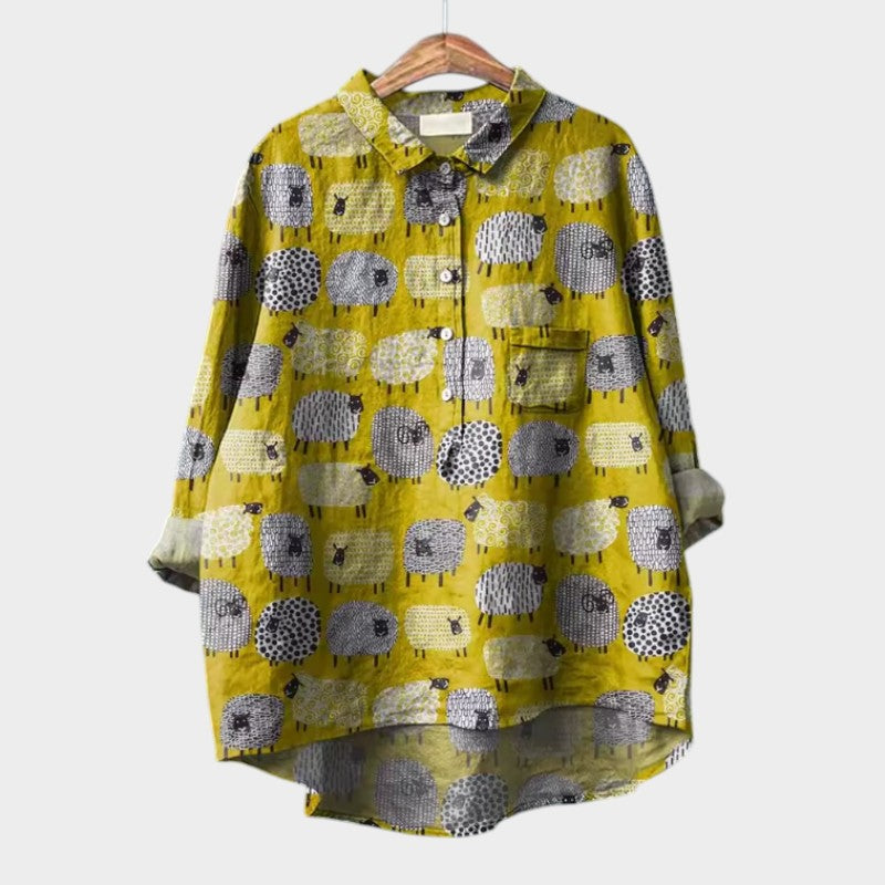 Gunna | Premium Bluse mit Spitzen-Details