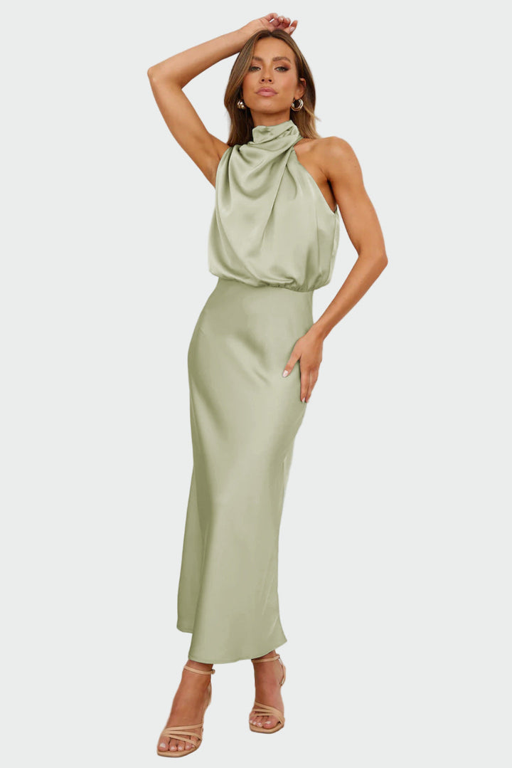 Elegantes Kleid mit offenem Rücken