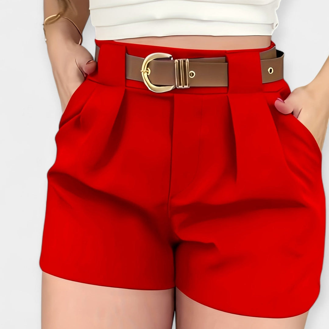 Hoch taillierte Shorts