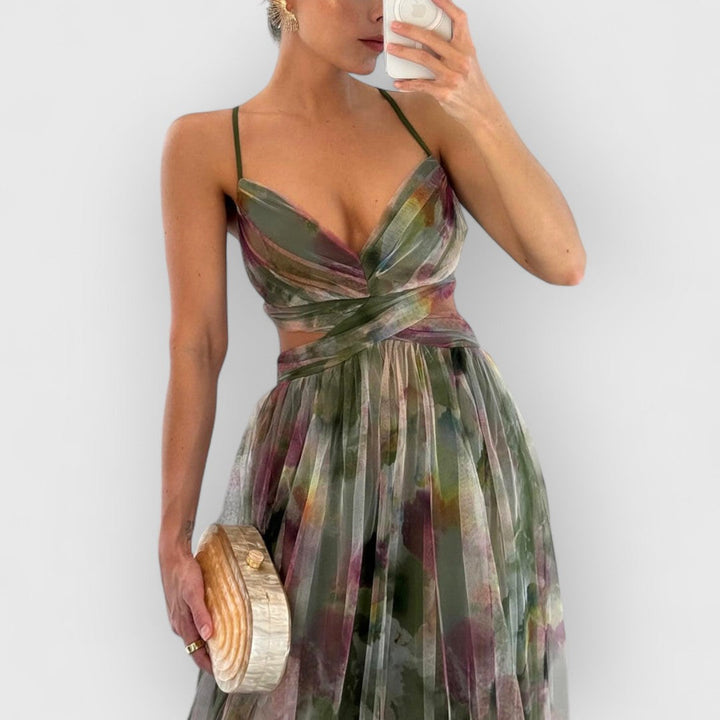 verity | Maxi Kleid mit Blumenmuster
