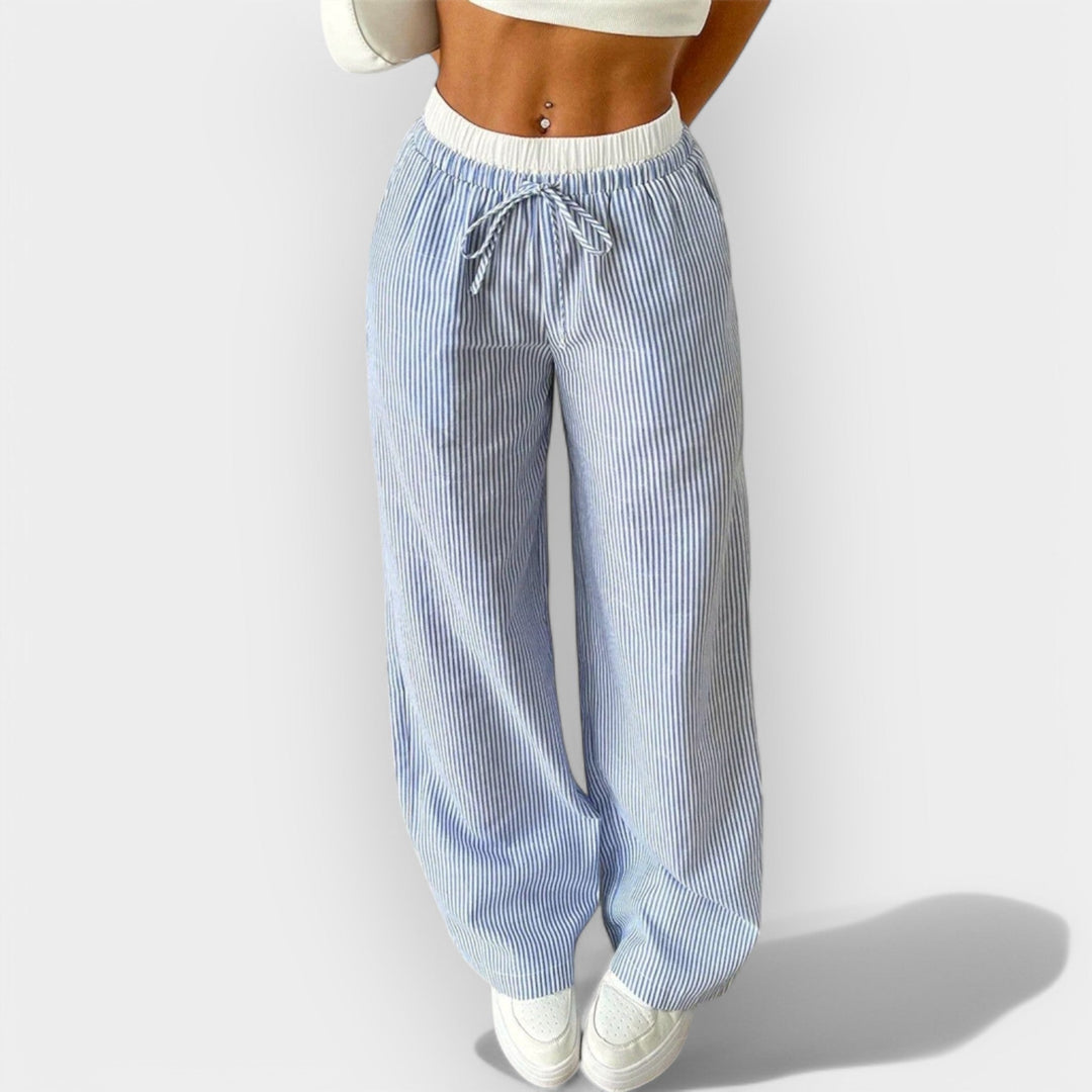 Gestreifte lockere Hose