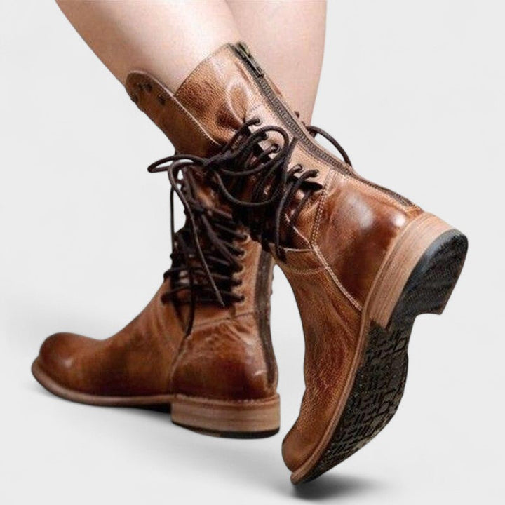 Thilde | Vintage Schnürstiefel