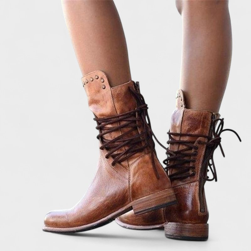 Thilde | Vintage Schnürstiefel