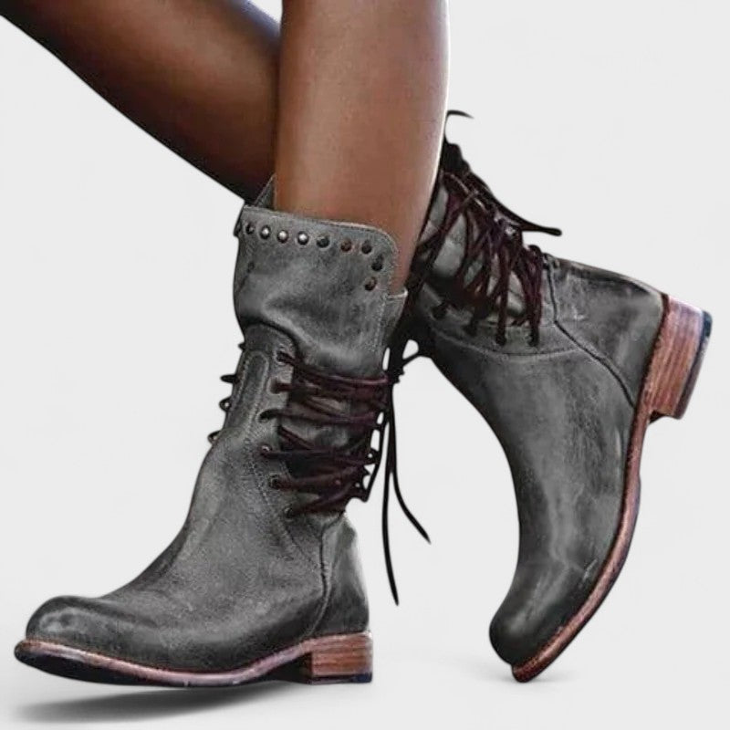 Thilde | Vintage Schnürstiefel