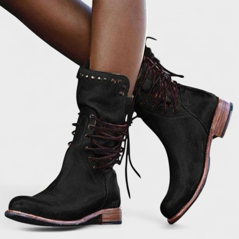 Thilde | Vintage Schnürstiefel