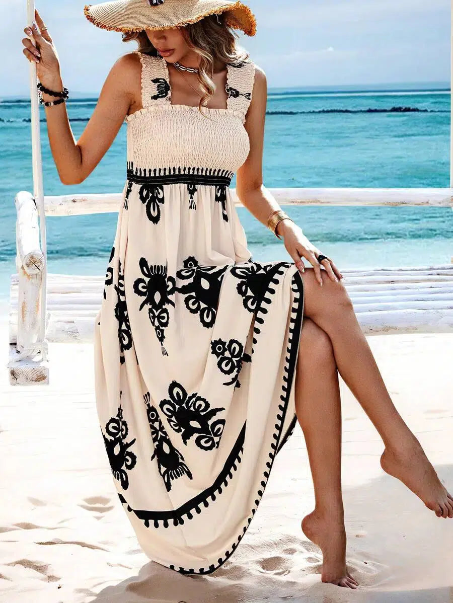 Spitzen | Doppelte Maxikleid
