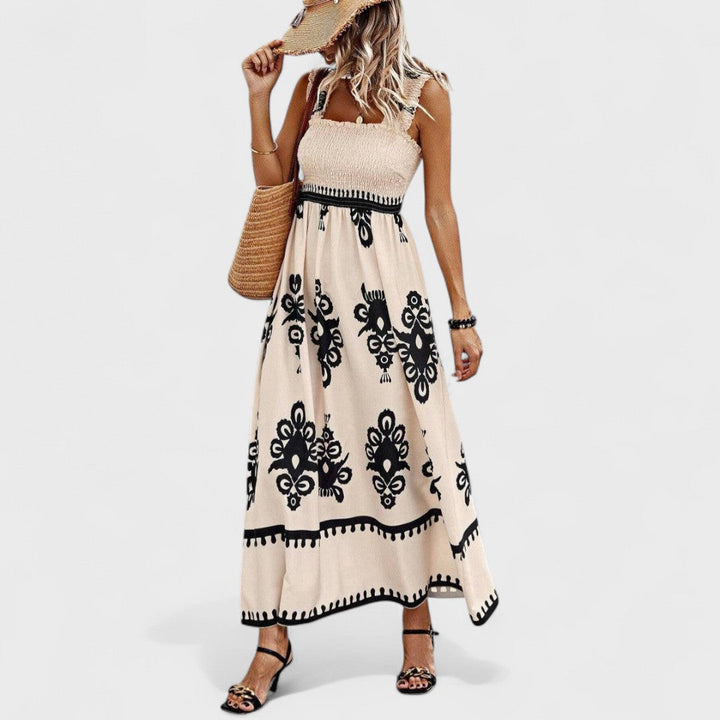 Spitzen | Doppelte Maxikleid