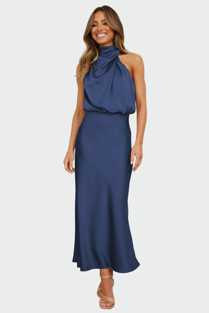 Elegantes Kleid mit offenem Rücken
