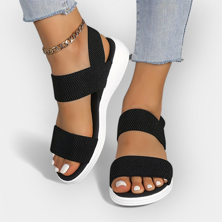 Bequeme elastische Sandalen