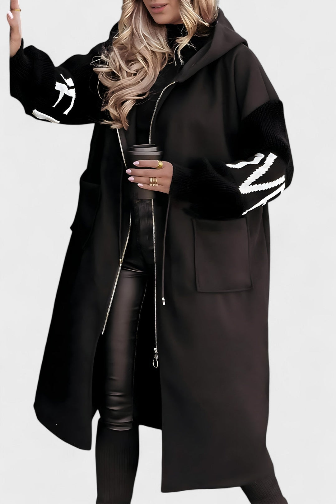 Edda | Elegante Jacke mit Kapuze