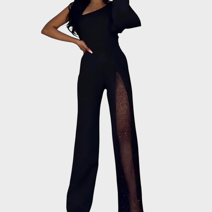 Lena | Moderner Jumpsuit mit weitem Bein