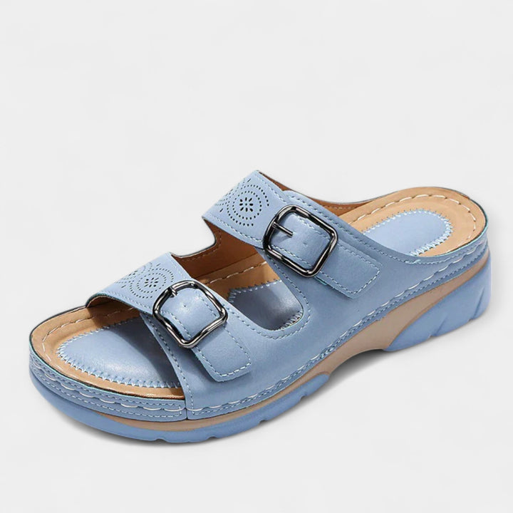 Bequeme Sandalen mit Unterstützung für schmerzfreies Gehen