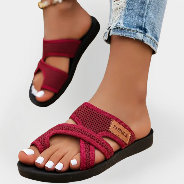 Orthopädische Korrektursandalen für die Ferse