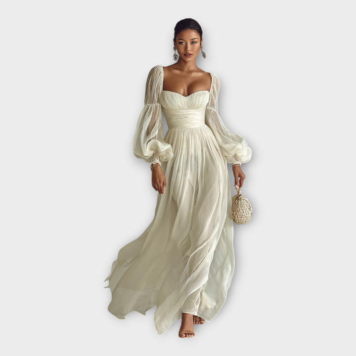 Luftige Maxikleid mit romantischem Schnitt
