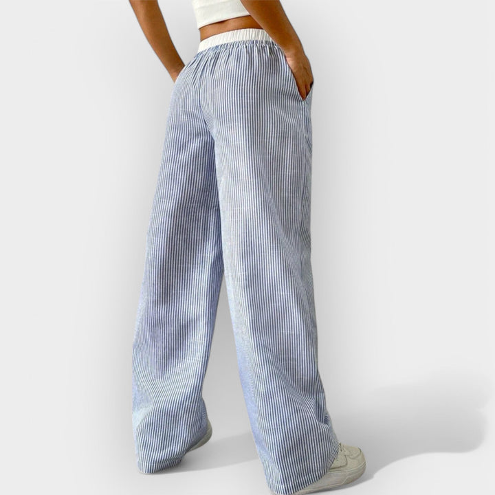 Gestreifte lockere Hose