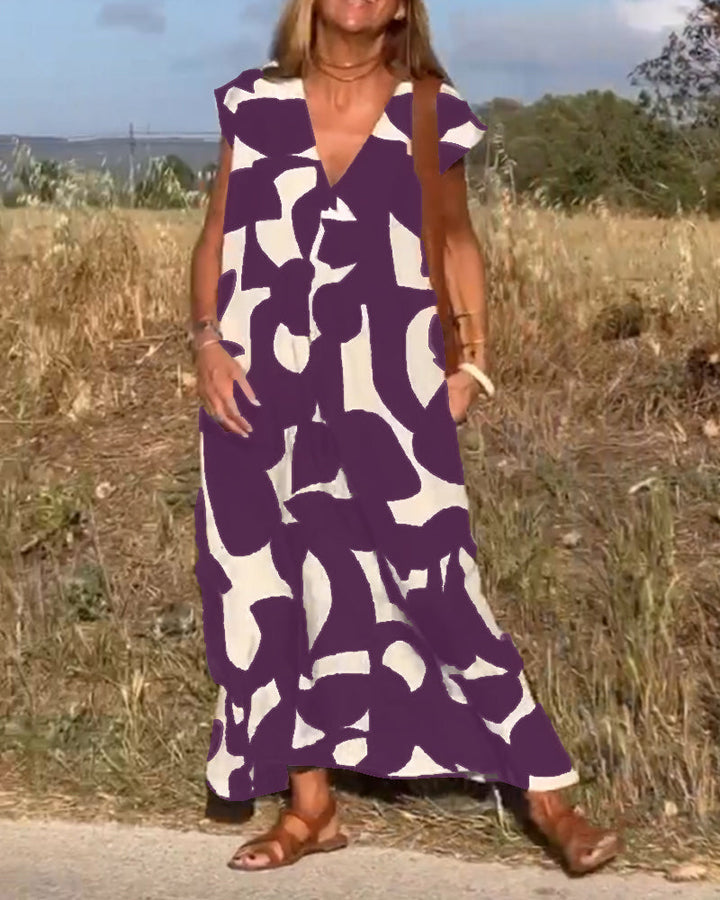 Amara™ | Maxikleid mit Print