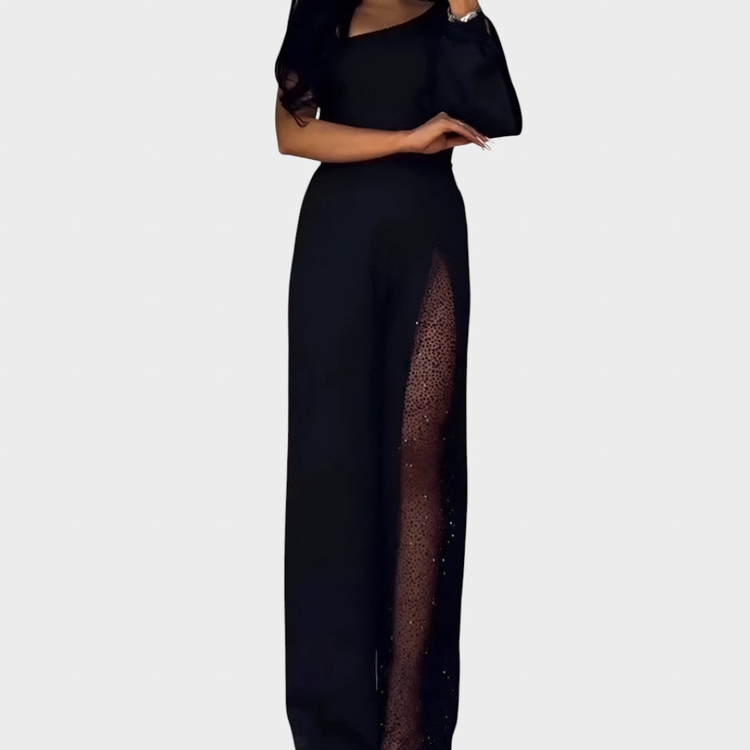 Lena | Moderner Jumpsuit mit weitem Bein