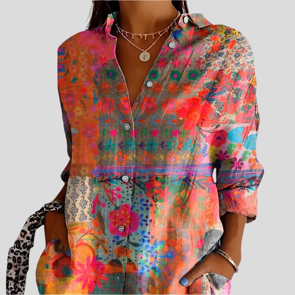 DALIA™ | Damen Blumenbluse