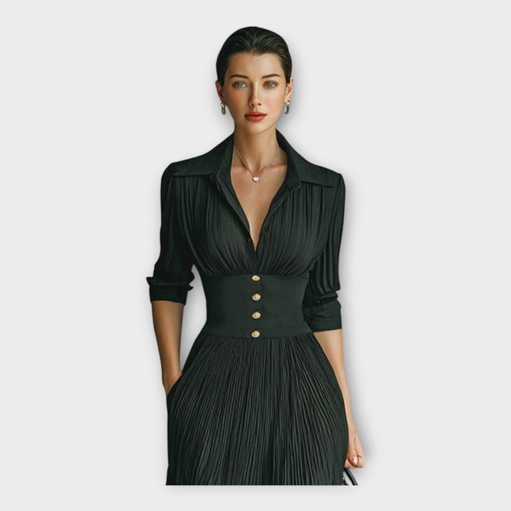 Langes Kleid mit raffinierter Eleganz