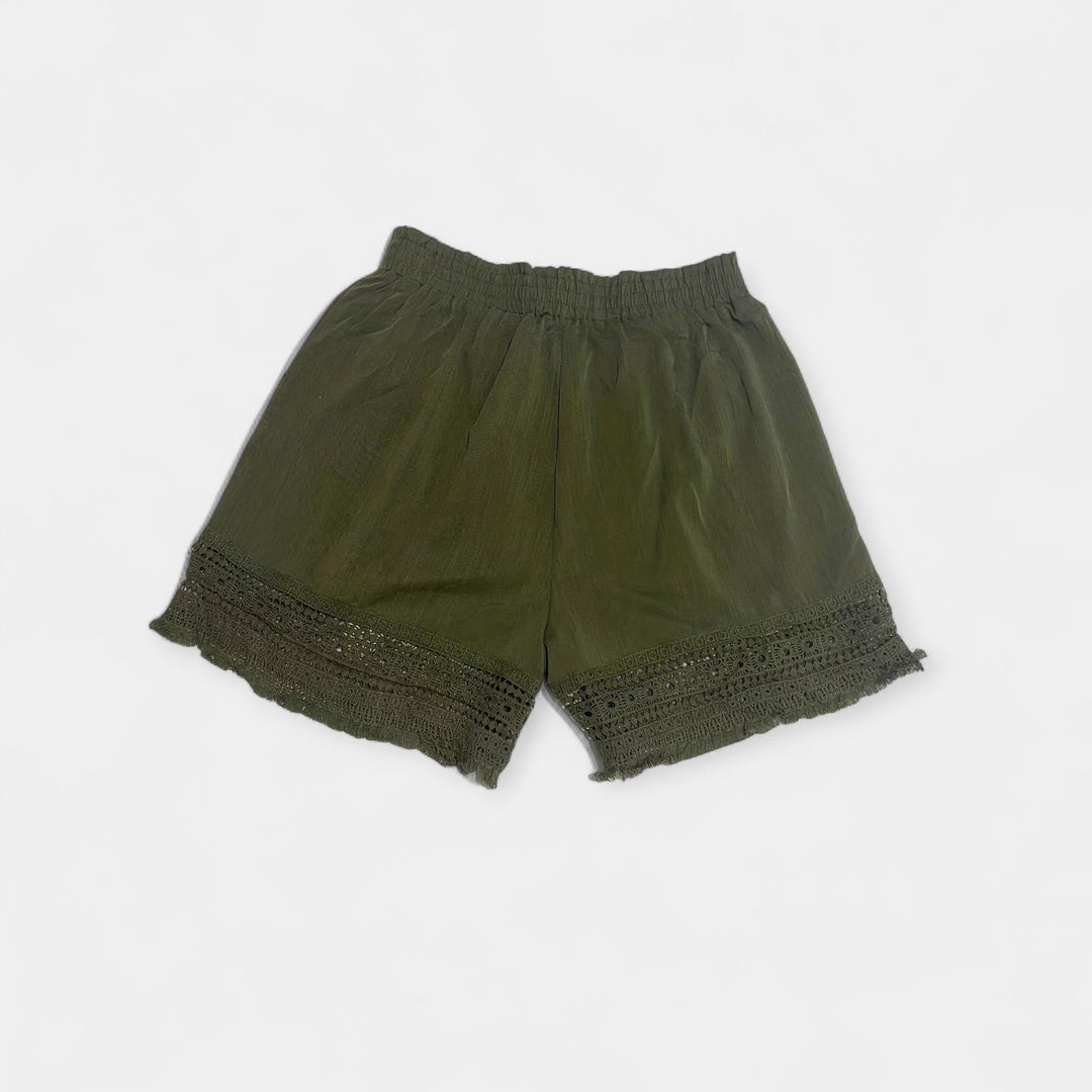 Shorts mit Spitze