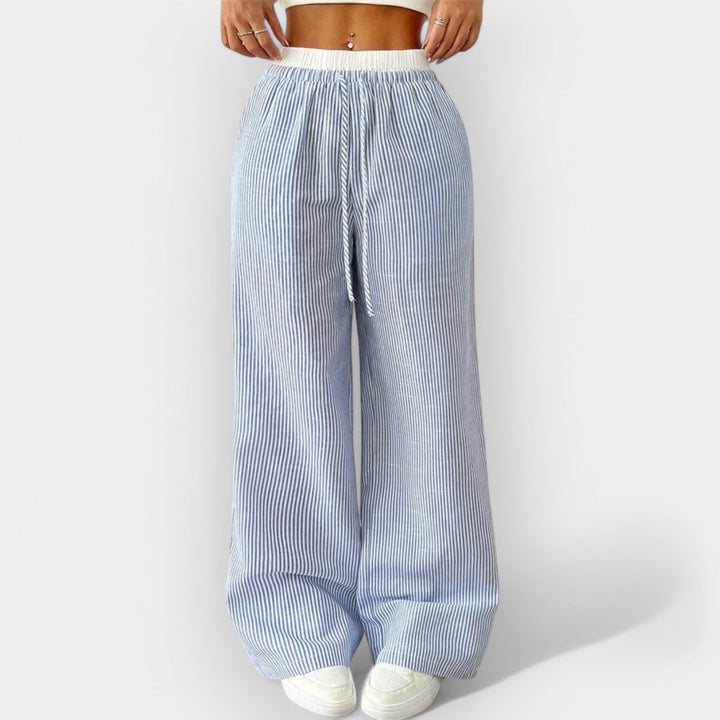 Gestreifte lockere Hose