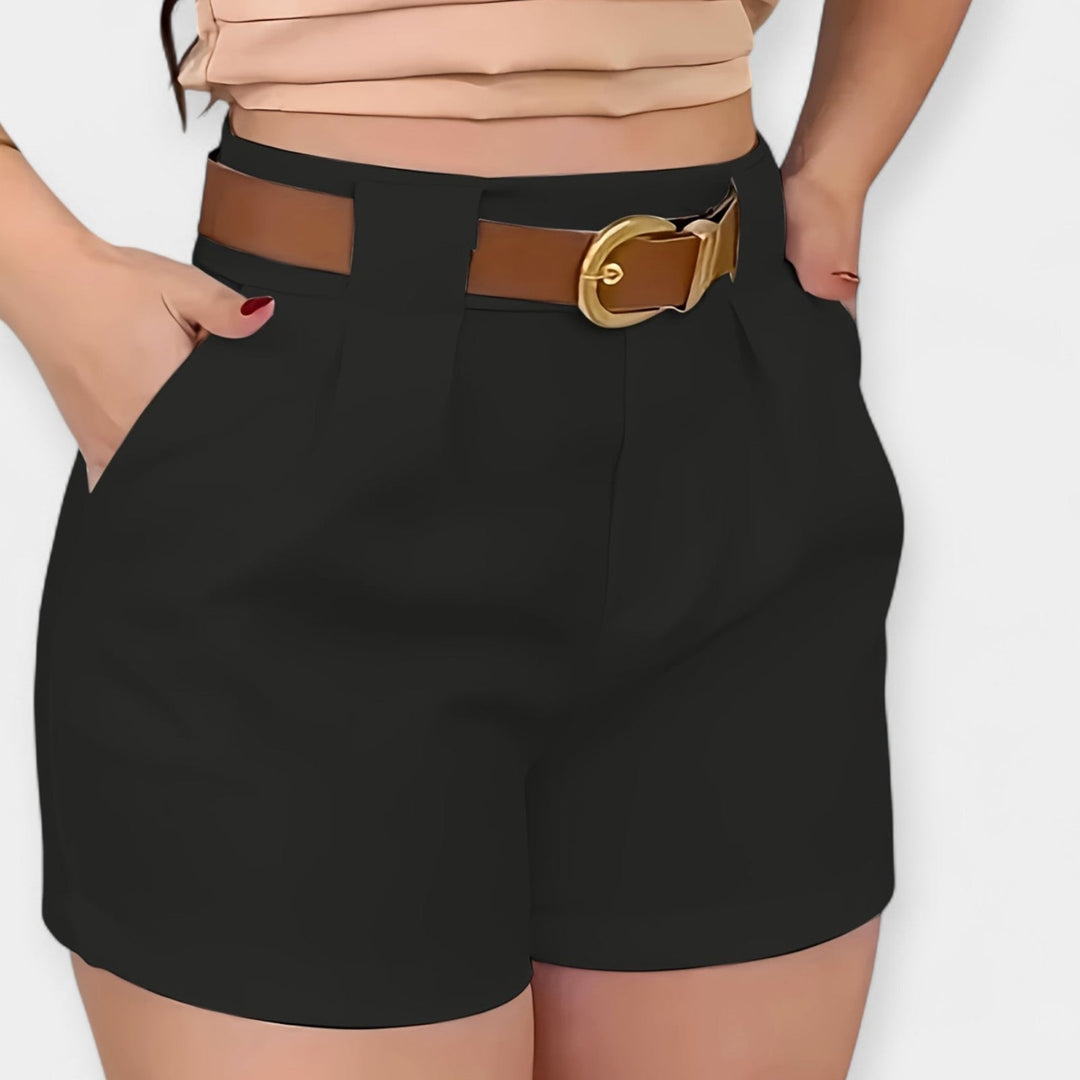 Hoch taillierte Shorts