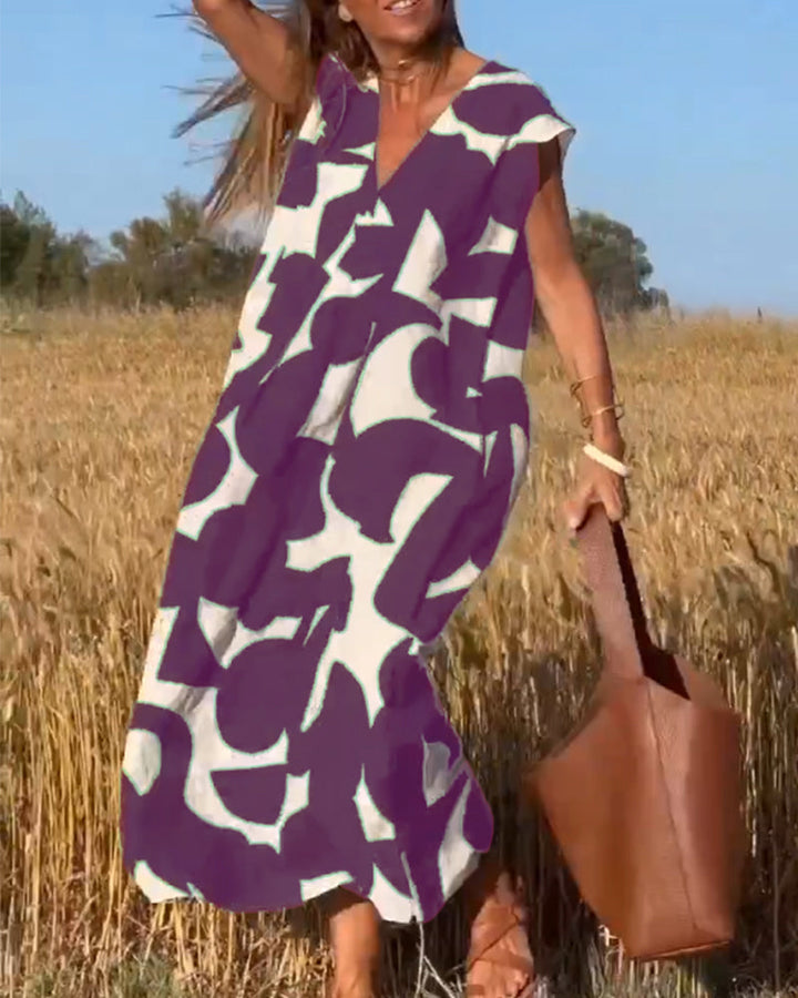 Amara™ | Maxikleid mit Print