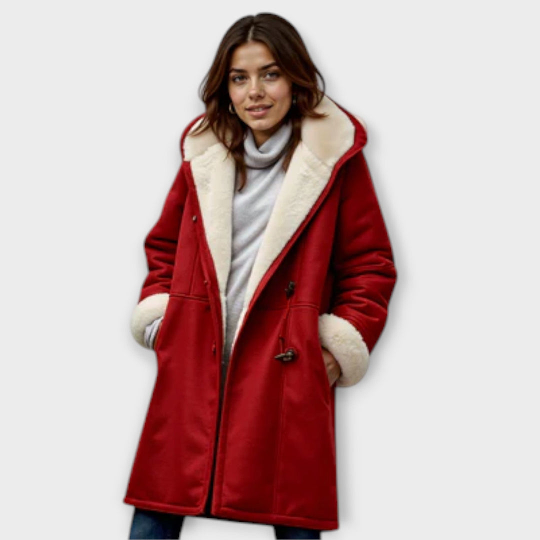 Antonie - Bequemer Mantel mit Fleece-Futter