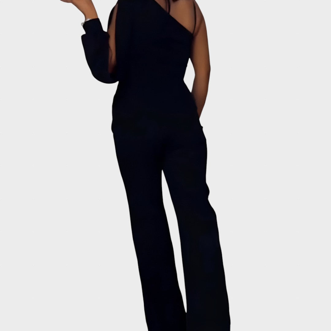 Lena | Moderner Jumpsuit mit weitem Bein