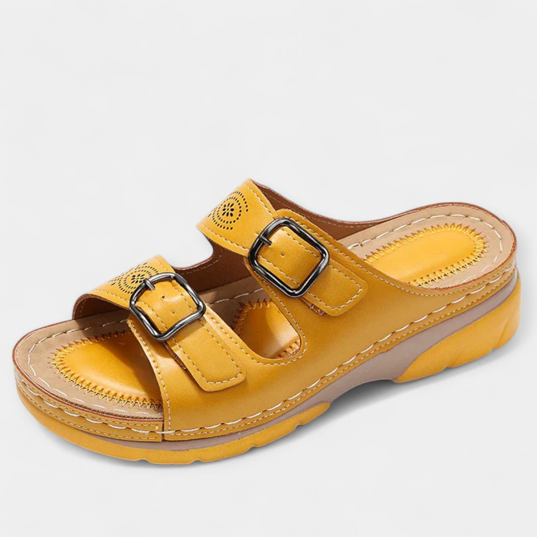Bequeme Sandalen mit Unterstützung für schmerzfreies Gehen