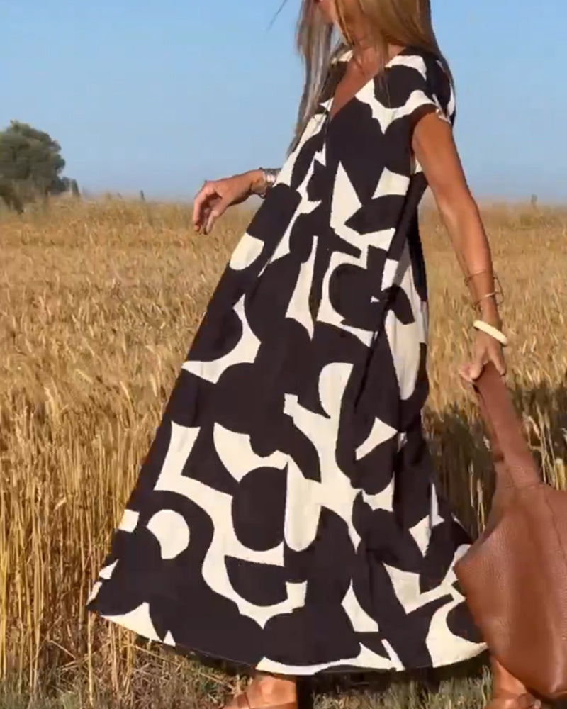 Amara™ | Maxikleid mit Print