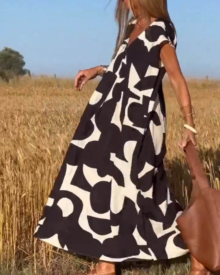 Amara™ | Maxikleid mit Print
