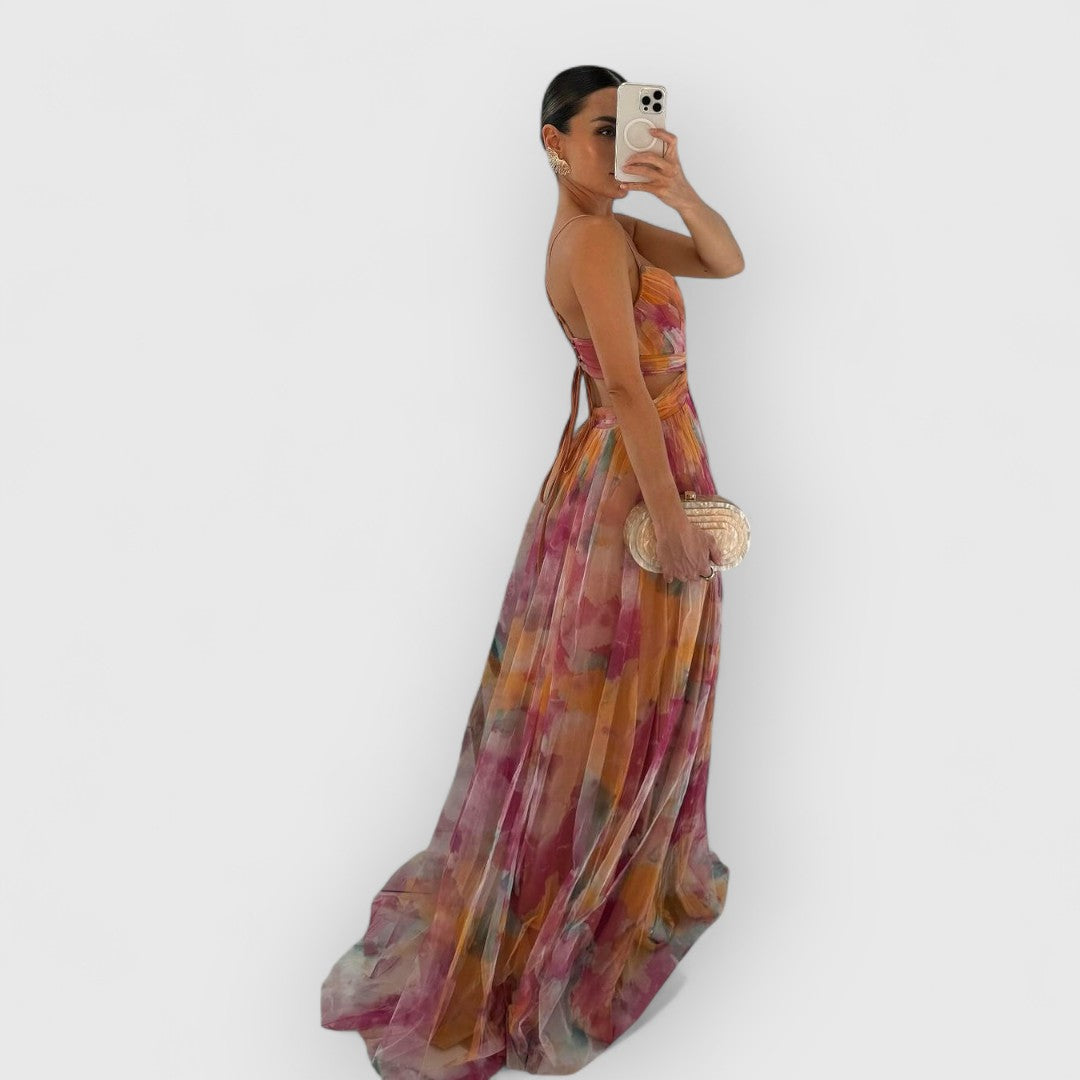 verity | Maxi Kleid mit Blumenmuster