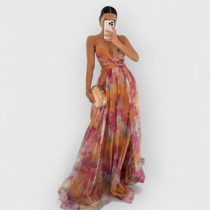 verity | Maxi Kleid mit Blumenmuster