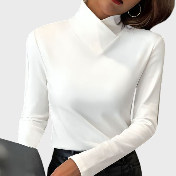 Stella | Elegantes Rollkragen-T-Shirt
