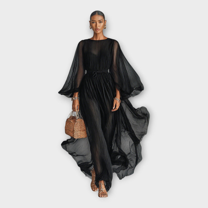 Luftige Kleid mit eleganter und zeitloser Ästhetik