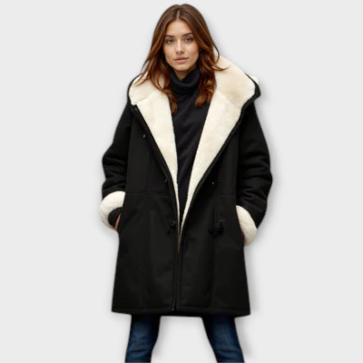 Antonie - Bequemer Mantel mit Fleece-Futter
