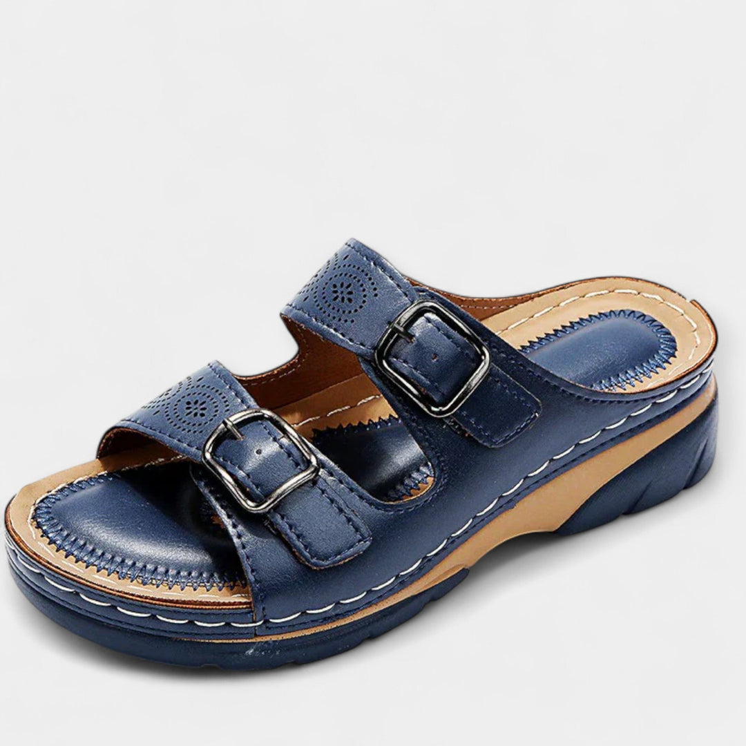 Bequeme Sandalen mit Unterstützung für schmerzfreies Gehen
