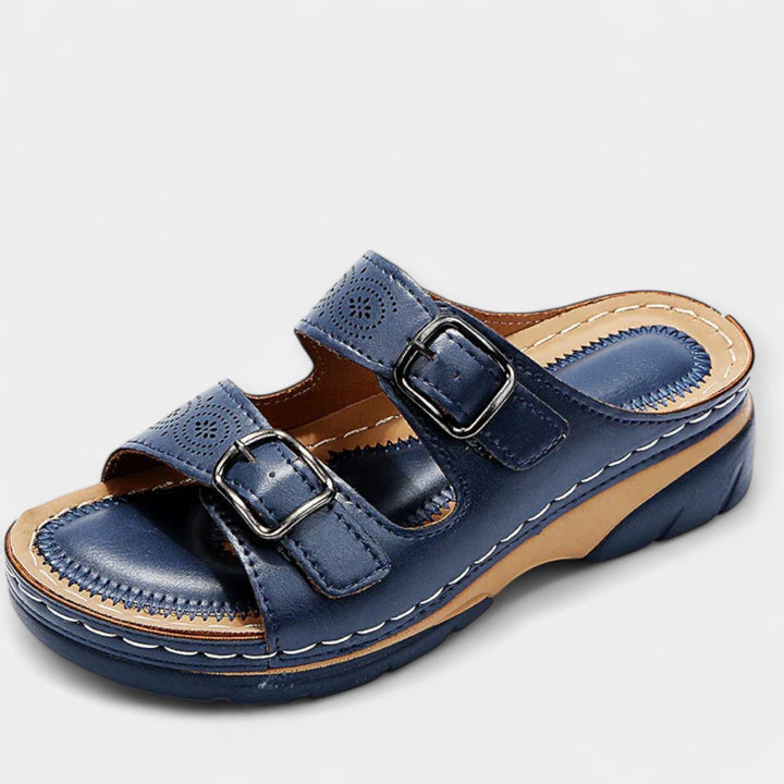 Bequeme Sandalen mit Unterstützung für schmerzfreies Gehen