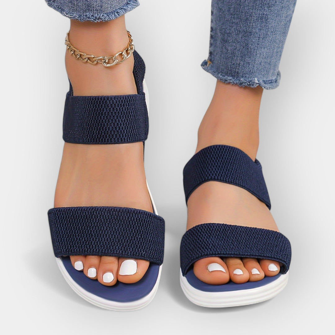 Bequeme elastische Sandalen