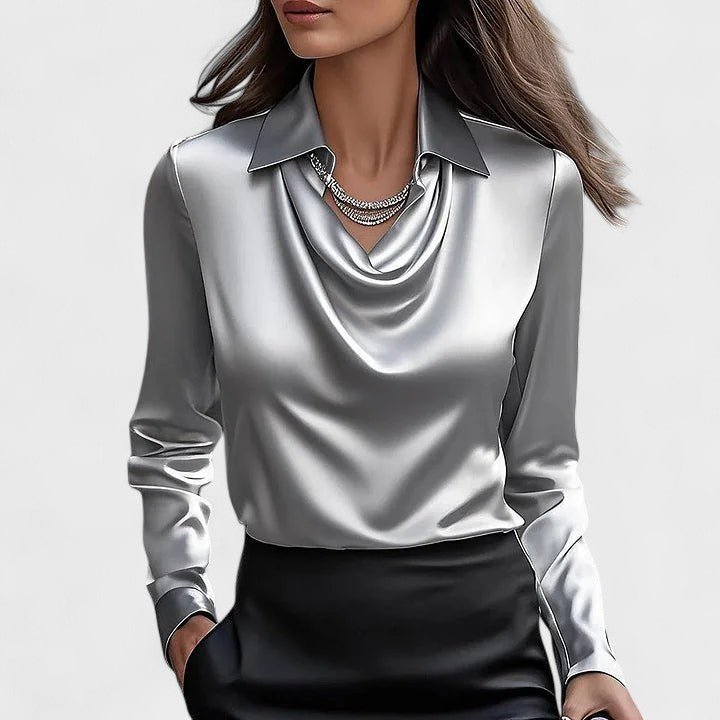 Ilona | Elegante Satinbluse